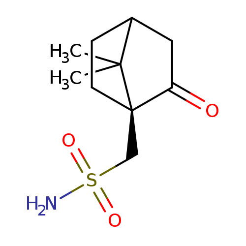 O=C1CC2C([C@]1(CC2)CS(=O)(=O)N)(C)C