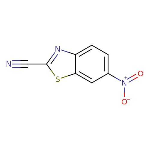 N#Cc1nc2c(s1)cc(cc2)[N+](=O)[O-]