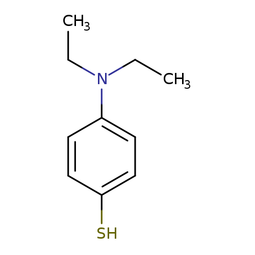 CCN(c1ccc(cc1)S)CC