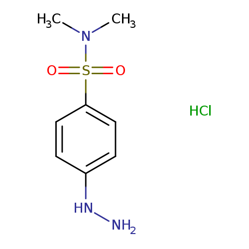 NNc1ccc(cc1)S(=O)(=O)N(C)C.Cl