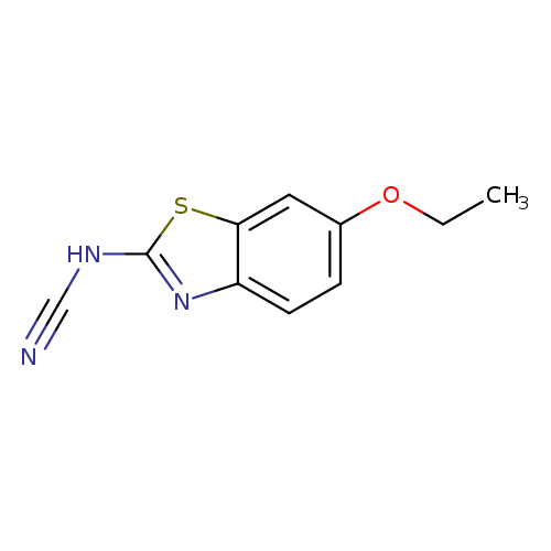 CCOc1ccc2c(c1)sc(n2)NC#N