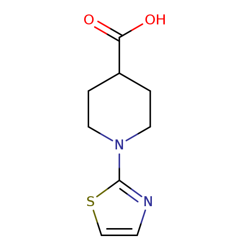 OC(=O)C1CCN(CC1)c1nccs1