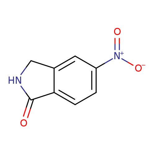 O=C1NCc2c1ccc(c2)[N+](=O)[O-]