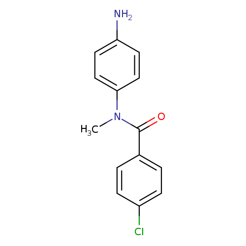 Nc1ccc(cc1)N(C(=O)c1ccc(cc1)Cl)C
