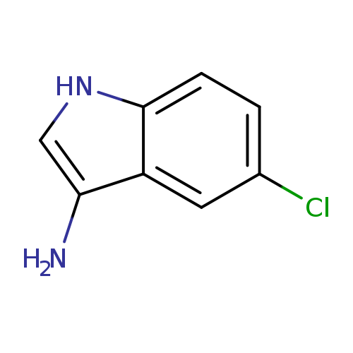 Clc1ccc2c(c1)c(N)c[nH]2