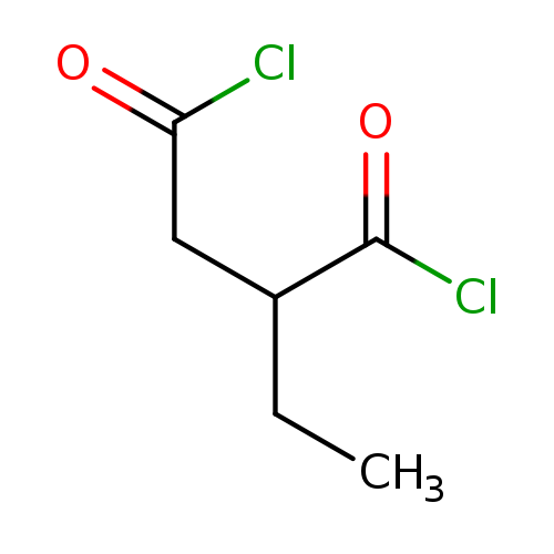 CCC(C(=O)Cl)CC(=O)Cl