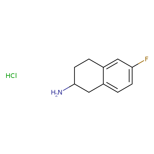 NC1CCc2c(C1)ccc(c2)F.Cl