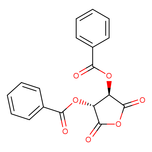 O=C(c1ccccc1)O[C@H]1C(=O)OC(=O)[C@@H]1OC(=O)c1ccccc1
