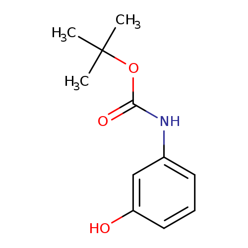 O=C(OC(C)(C)C)Nc1cccc(c1)O