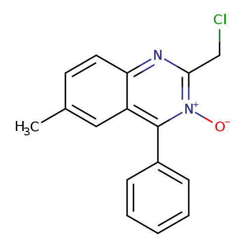 ClCc1nc2ccc(cc2c([n+]1[O-])c1ccccc1)C