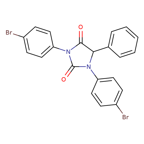 Brc1ccc(cc1)N1C(=O)C(N(C1=O)c1ccc(cc1)Br)c1ccccc1