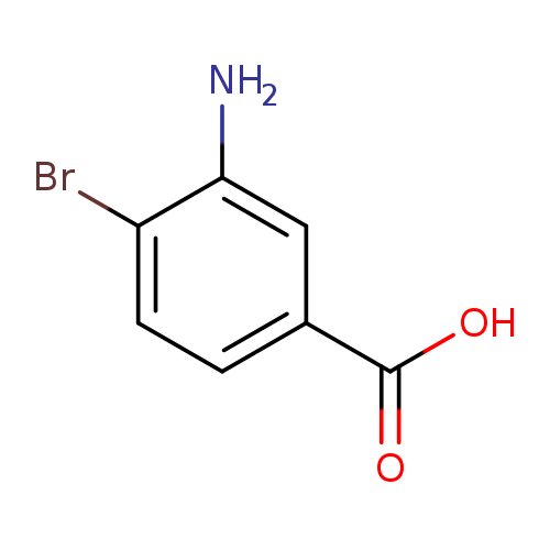 OC(=O)c1ccc(c(c1)N)Br