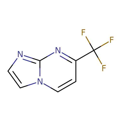 FC(c1ccn2c(n1)ncc2)(F)F