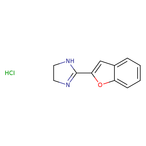 C1CN=C(N1)c1cc2c(o1)cccc2.Cl