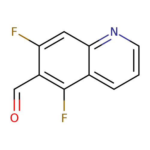 O=Cc1c(F)cc2c(c1F)cccn2