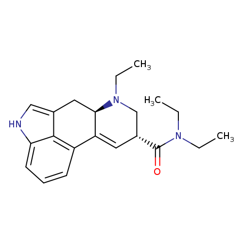 CCN(C(=O)[C@H]1CN(CC)[C@H]2C(=C1)c1cccc3c1c(C2)c[nH]3)CC