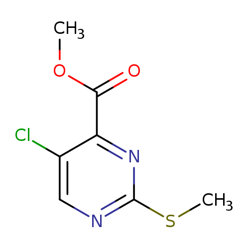 COC(=O)c1nc(SC)ncc1Cl
