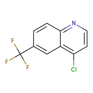 Clc1ccnc2c1cc(cc2)C(F)(F)F