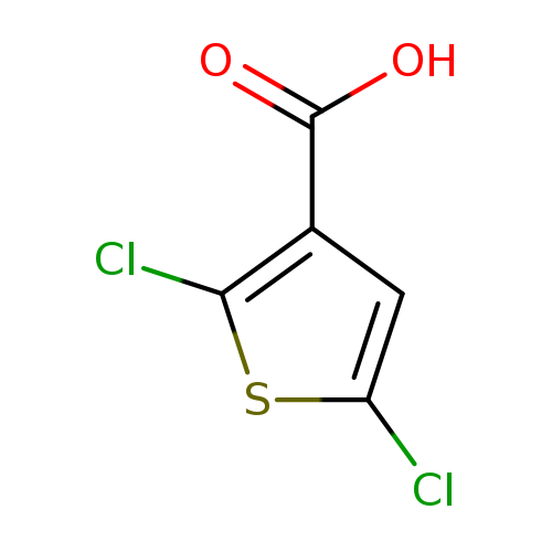 Clc1sc(c(c1)C(=O)O)Cl