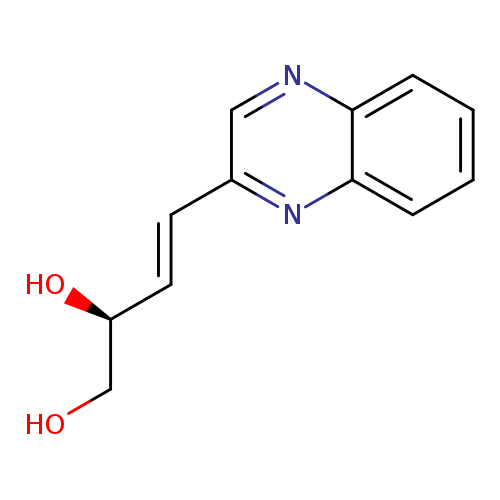 OC[C@H](/C=C/c1cnc2c(n1)cccc2)O