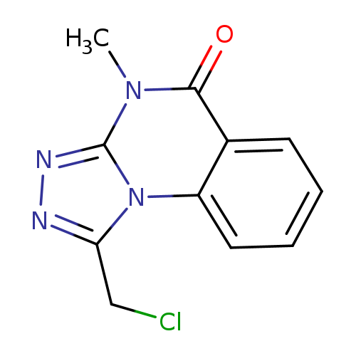 ClCc1nnc2n1c1ccccc1c(=O)n2C