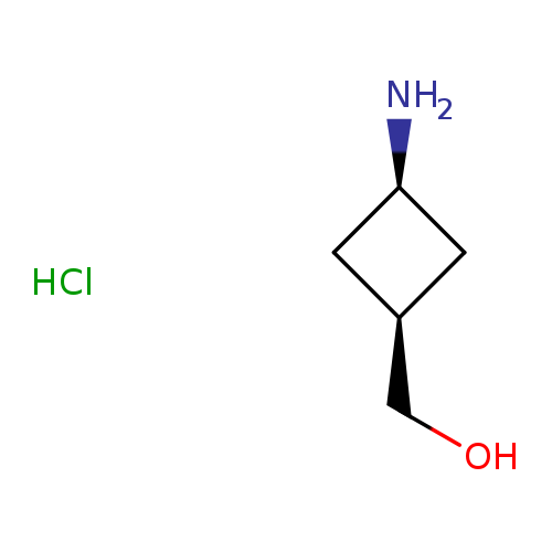 OC[C@@H]1C[C@@H](C1)N.Cl