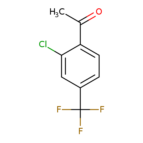 CC(=O)c1ccc(cc1Cl)C(F)(F)F