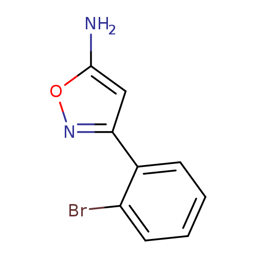 Nc1onc(c1)c1ccccc1Br