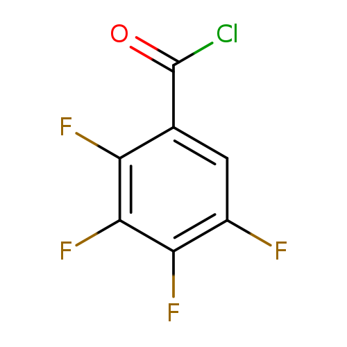 ClC(=O)c1cc(F)c(c(c1F)F)F