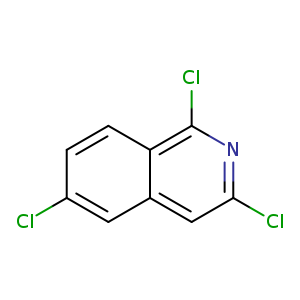 Clc1ccc2c(c1)cc(nc2Cl)Cl