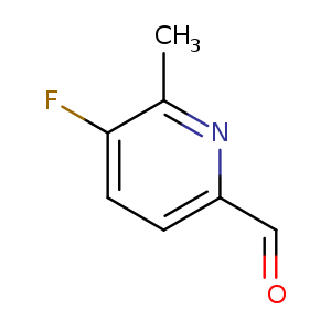 O=Cc1ccc(c(n1)C)F