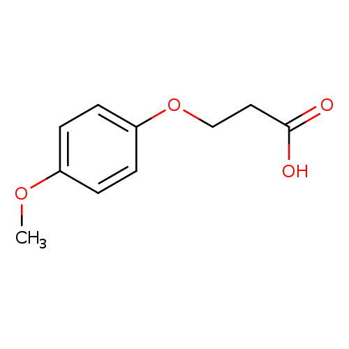 COc1ccc(cc1)OCCC(=O)O