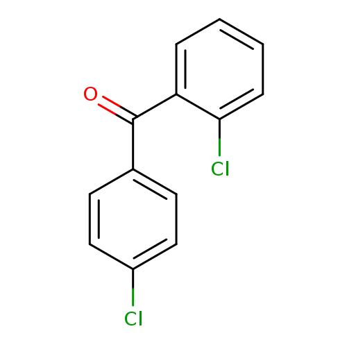 Clc1ccc(cc1)C(=O)c1ccccc1Cl