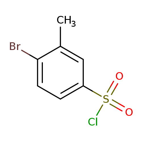 Brc1ccc(cc1C)S(=O)(=O)Cl