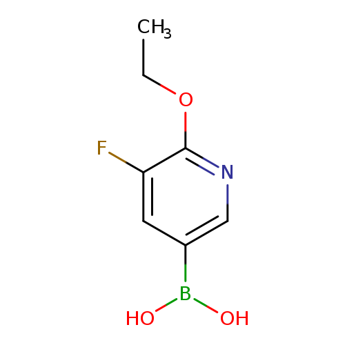 CCOc1ncc(cc1F)B(O)O