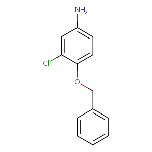 Nc1ccc(c(c1)Cl)OCc1ccccc1