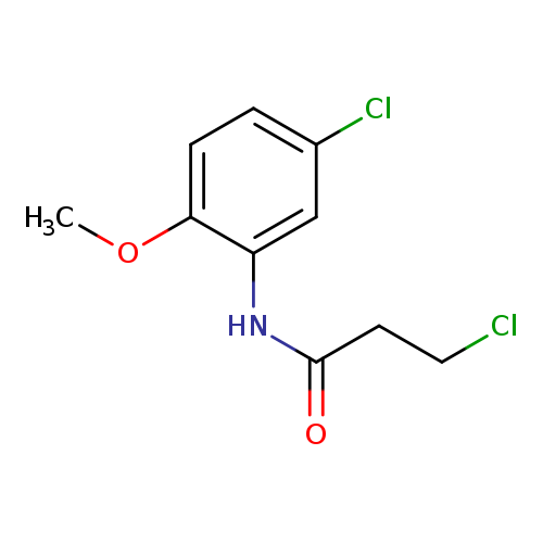 ClCCC(=O)Nc1cc(Cl)ccc1OC