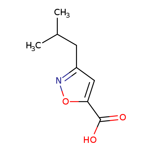 CC(Cc1noc(c1)C(=O)O)C