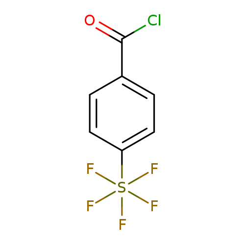 ClC(=O)c1ccc(cc1)S(F)(F)(F)(F)F