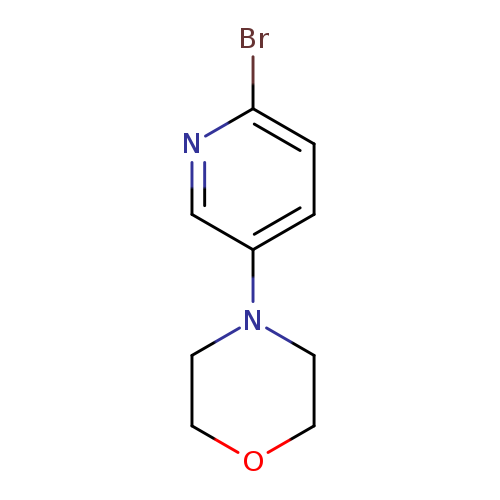 Brc1ccc(cn1)N1CCOCC1