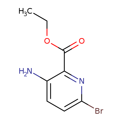 CCOC(=O)c1nc(Br)ccc1N