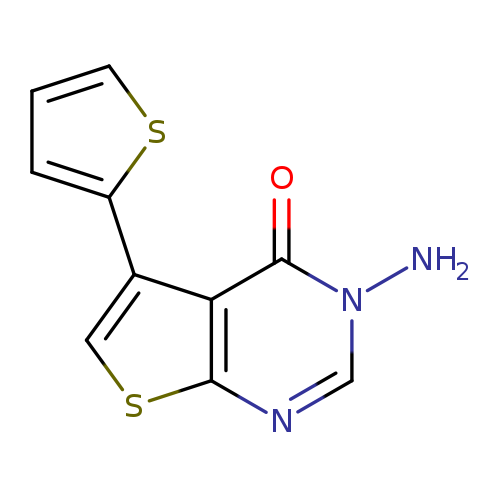 Nn1cnc2c(c1=O)c(cs2)c1cccs1