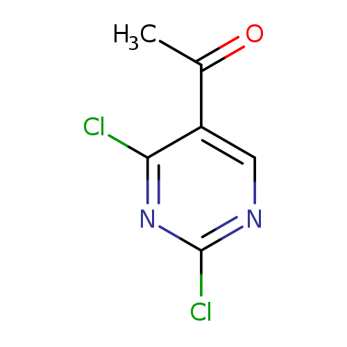 Clc1ncc(c(n1)Cl)C(=O)C