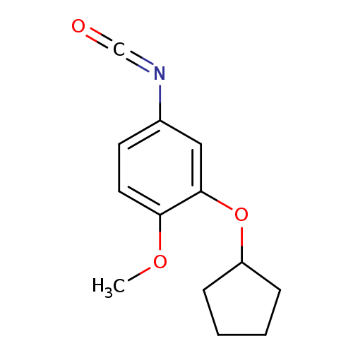 O=C=Nc1ccc(c(c1)OC1CCCC1)OC
