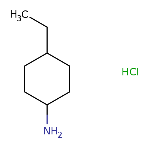 CCC1CCC(CC1)N.Cl