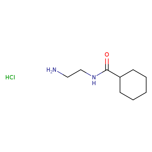 NCCNC(=O)C1CCCCC1.Cl
