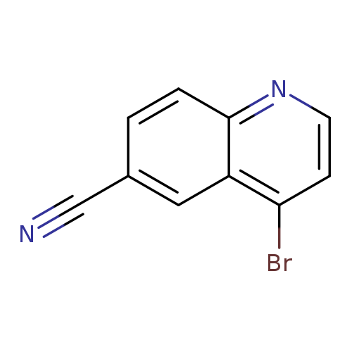 N#Cc1ccc2c(c1)c(Br)ccn2