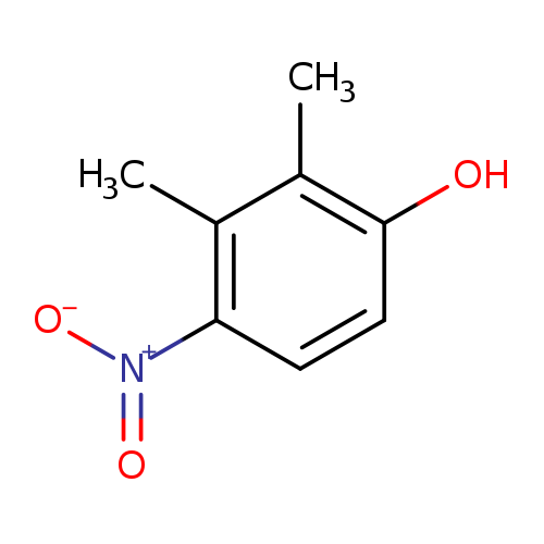 [O-][N+](=O)c1ccc(c(c1C)C)O