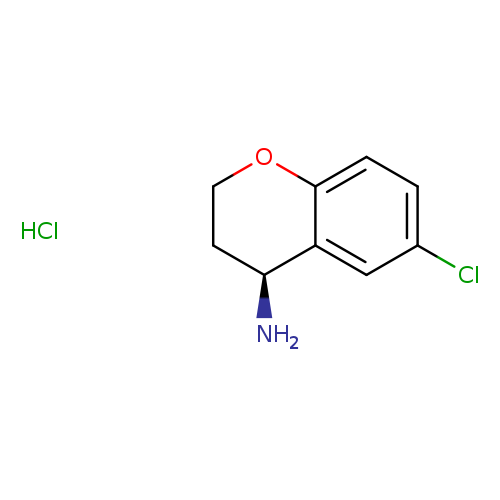 Clc1ccc2c(c1)[C@@H](N)CCO2.Cl