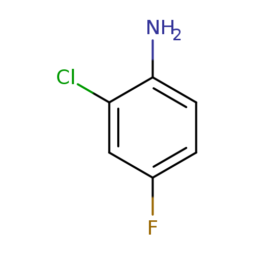 Fc1ccc(c(c1)Cl)N